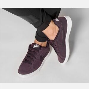 Like NEW Nike Court Royale Suede Port Wine Women's Athletic Sneakers | Size 7.5